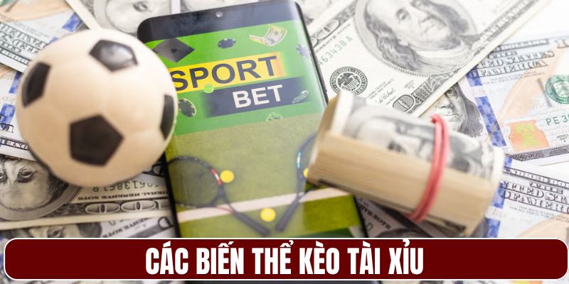 Các biến thể cược tài xỉu kèo bóng đá