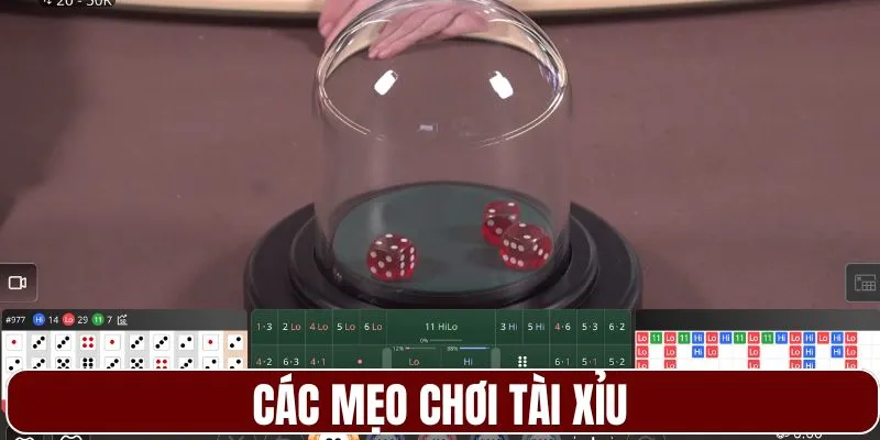 Các mẹo chơi Tài Xỉu